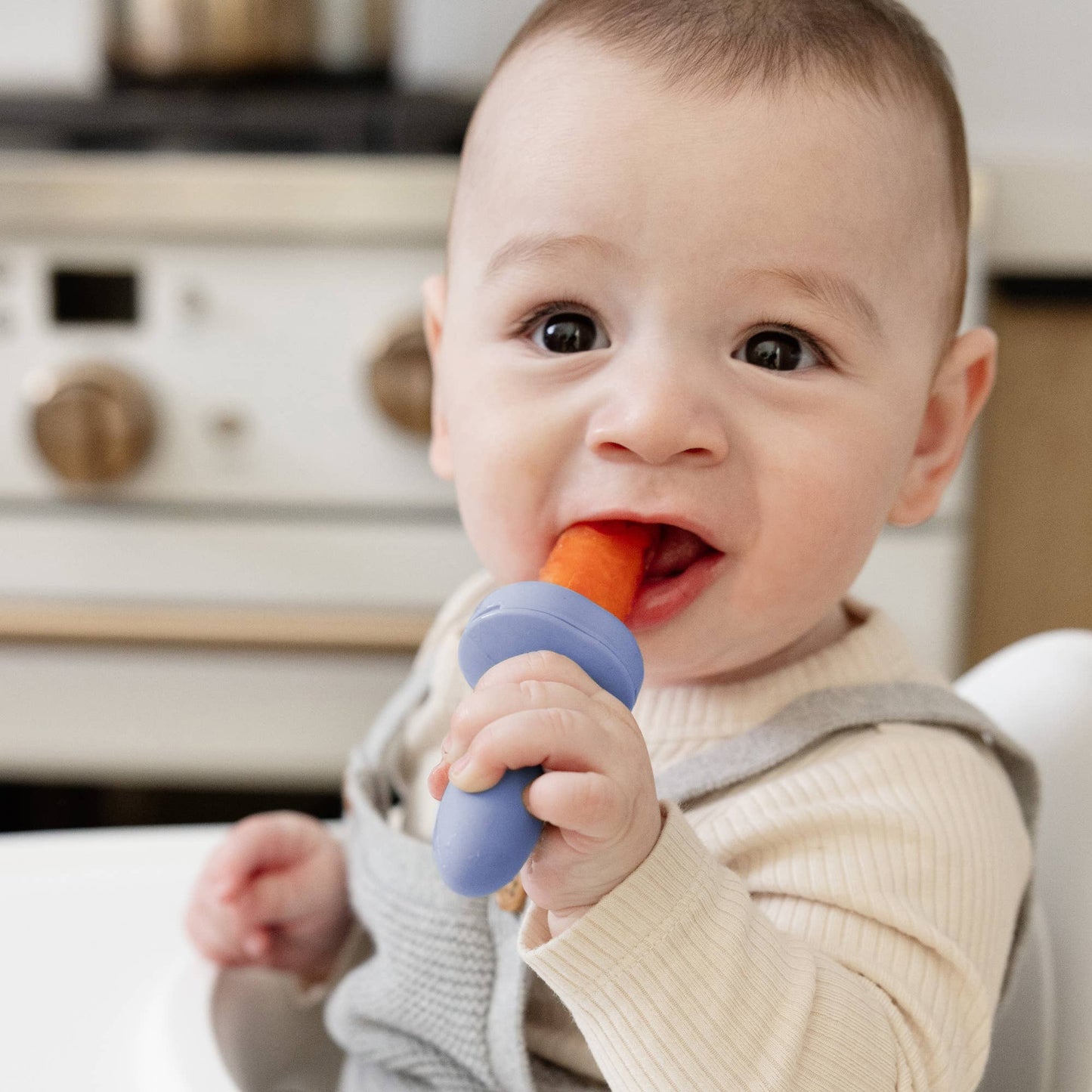 ezpz - Baby-Led™ Gumline Feeder (Baby 3+ months): Indigo