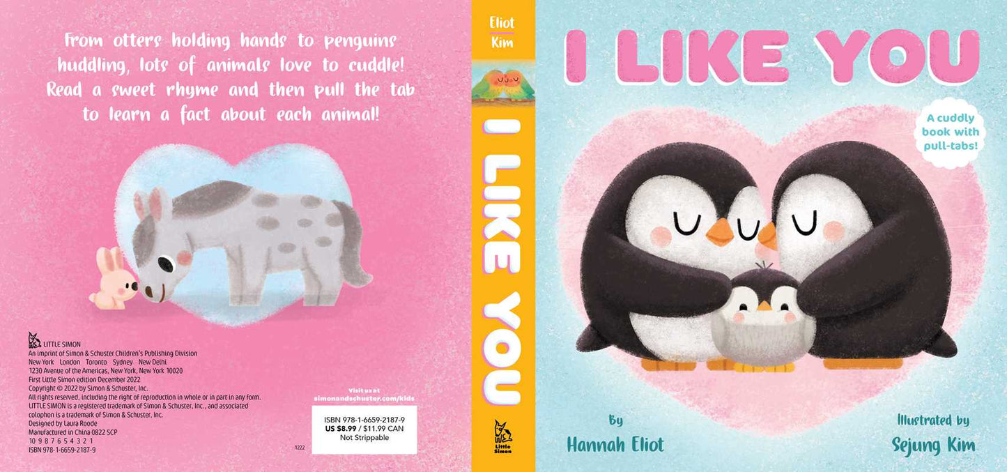 Simon & Schuster - I Like You by Hannah Eliot: Board Books; 14 pages / English