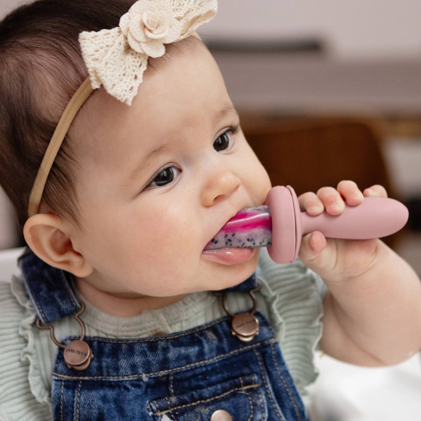 ezpz - Baby-Led™ Gumline Feeder (Baby 3+ months): Indigo