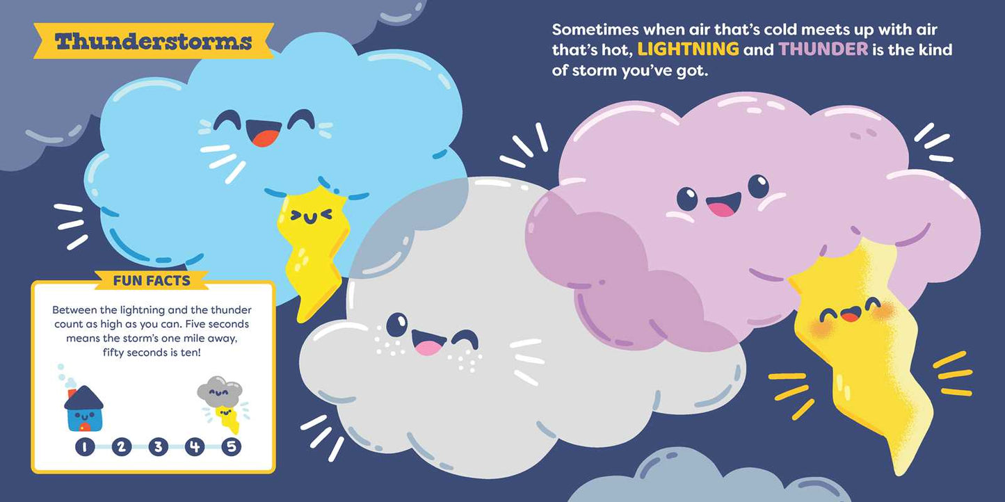Simon & Schuster - Little Genius Weather by Joe Rhatigan: Board Books; 24 pages / English