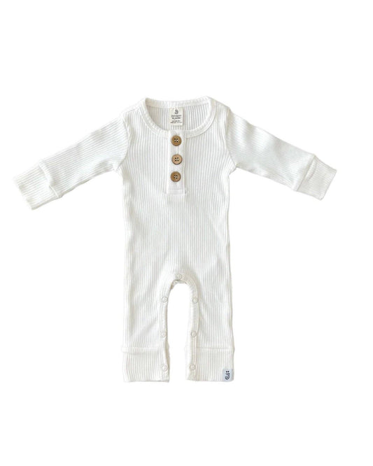 Lucky Panda Kids - Organic Jumpsuit | Milk: 3-6m