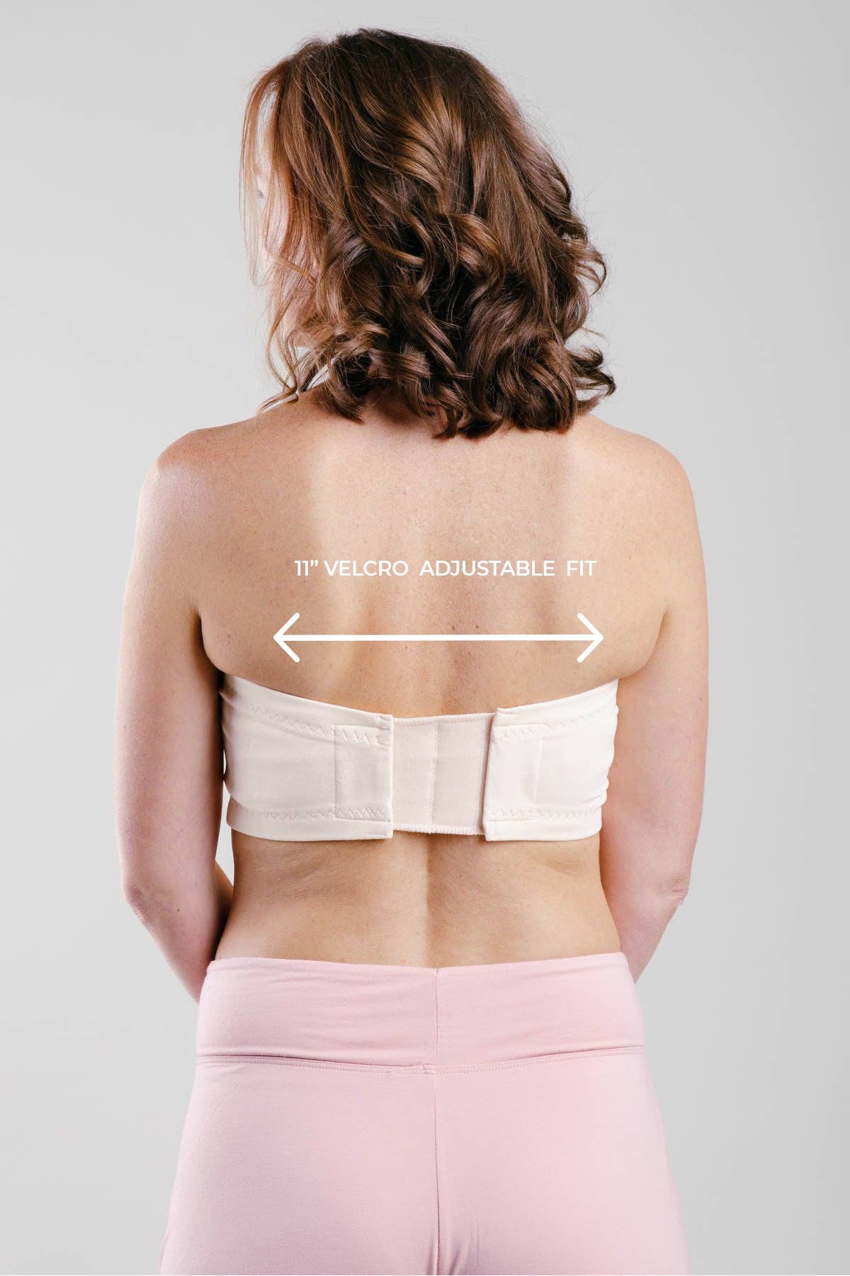 Simple Wishes - Adjustable Hands Free Pumping Bra: Black with 1" Center Panel