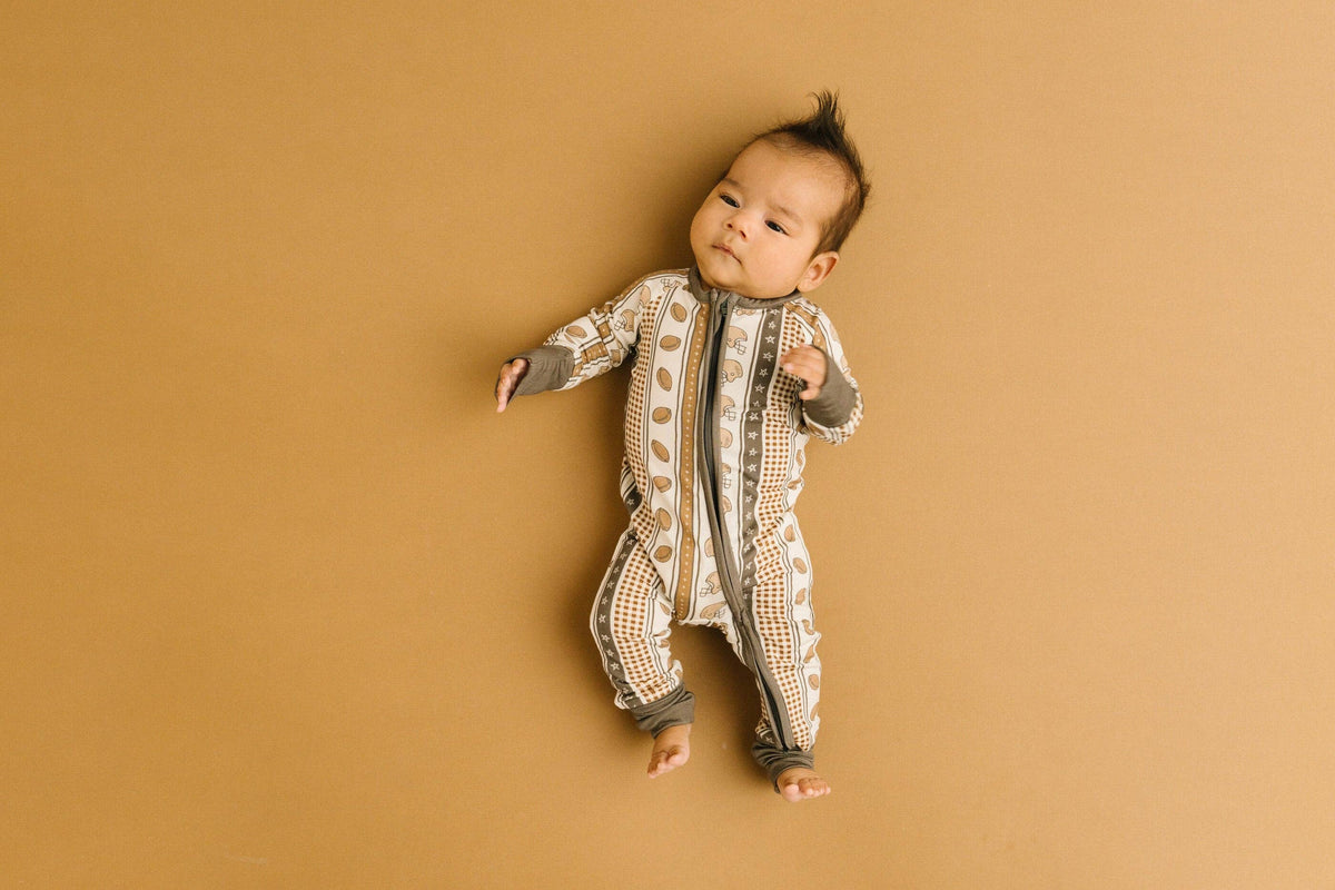 Little One Shop - Touchdown Stripe Bamboo Sleeper
