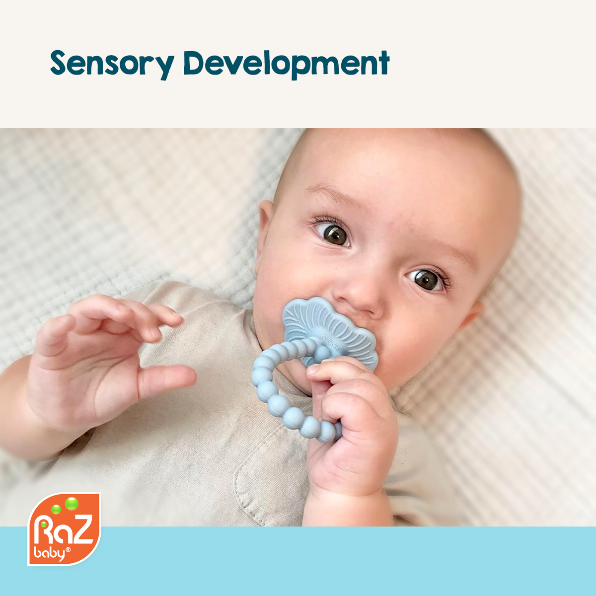 RaZbaby - RaZberry Silicone Teether Plus: Red