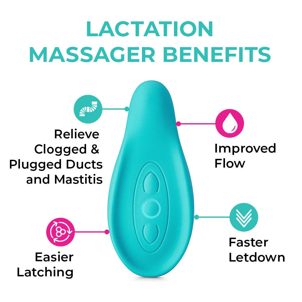 La Vie Lactation Massager: Teal