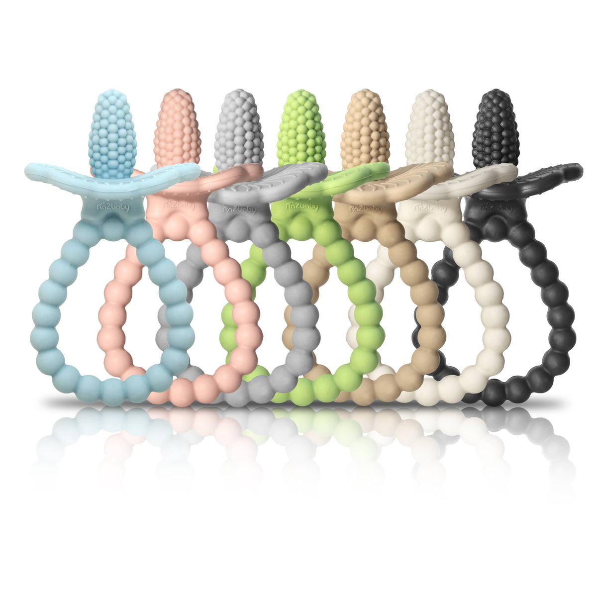 RaZbaby - RaZberry Silicone Teether Plus: Red