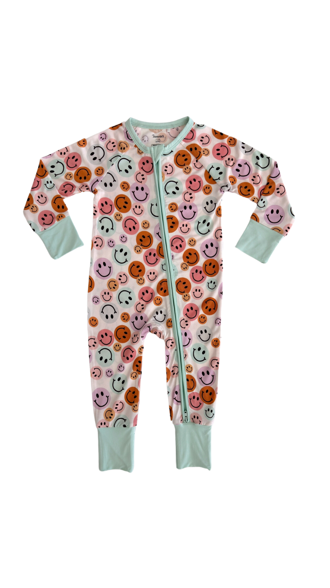 In My Jammers Happy Jams Zipper Romper