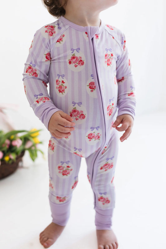 In My Jammers Petal Pop Zipper Romper