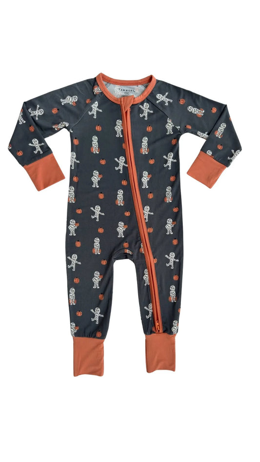 In My Jammers Mummy Zipper Romper