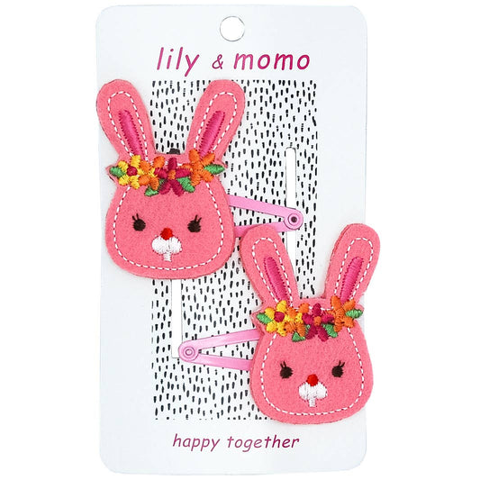 Lily and Momo - Bunnies Hair Clips