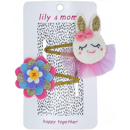 Lily and Momo - Bouncing Bunny Hair Clips