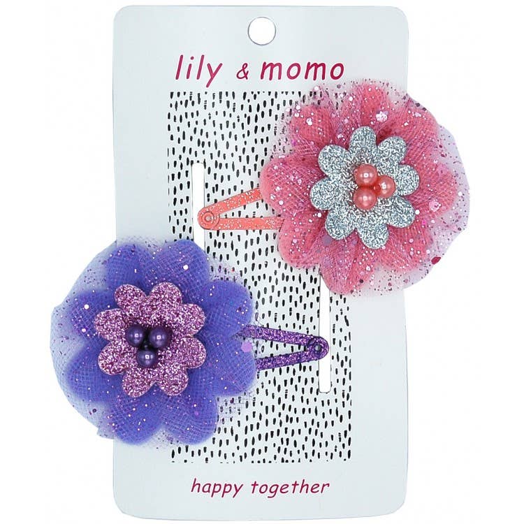 Lily and Momo - Fiona Flower Hair Clips
