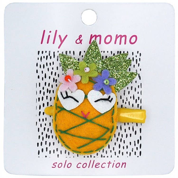 Lily and Momo - Pint Size Pineapple Hair Clip