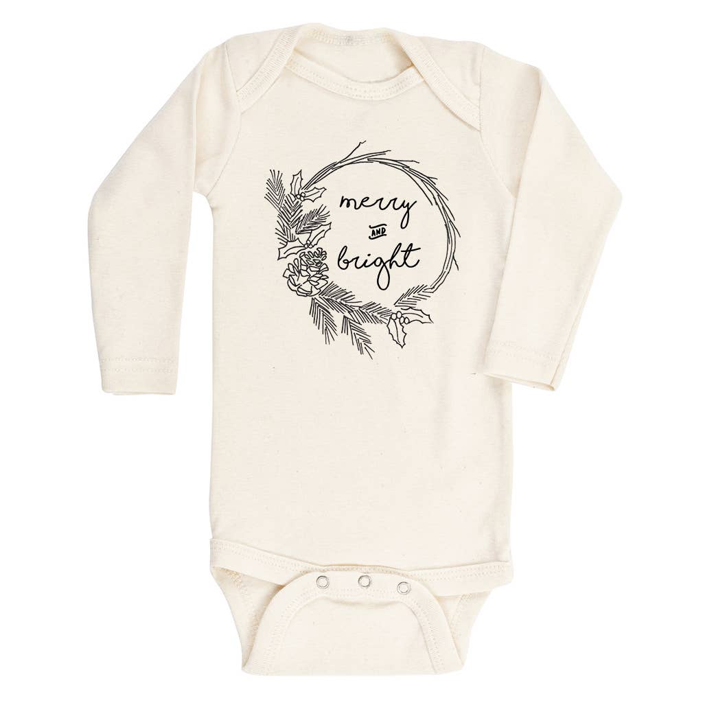 Tenth & Pine - Merry And Bright Long Sleeve Bodysuit