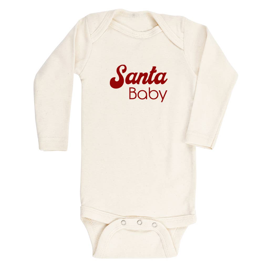 Tenth & Pine - Santa Baby Long Sleeve Bodysuit