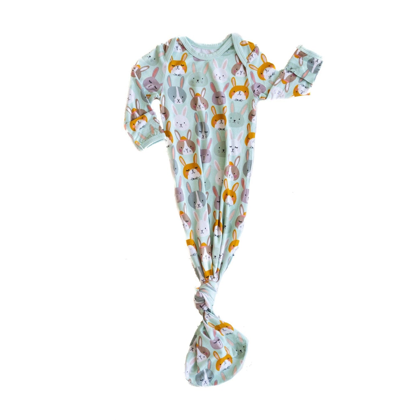 Little Sleepies - Rad Rabbits Infant Knotted Gown