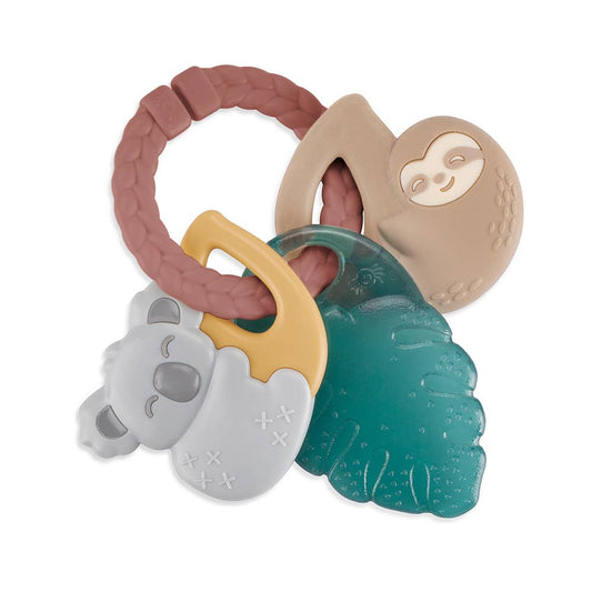 Itzy Ritzy - Tropical Itzy Keys™ Textured Ring with Teether + Rattle