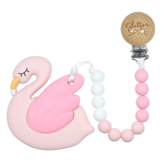 Glitter & Spice - Flamingo Teether