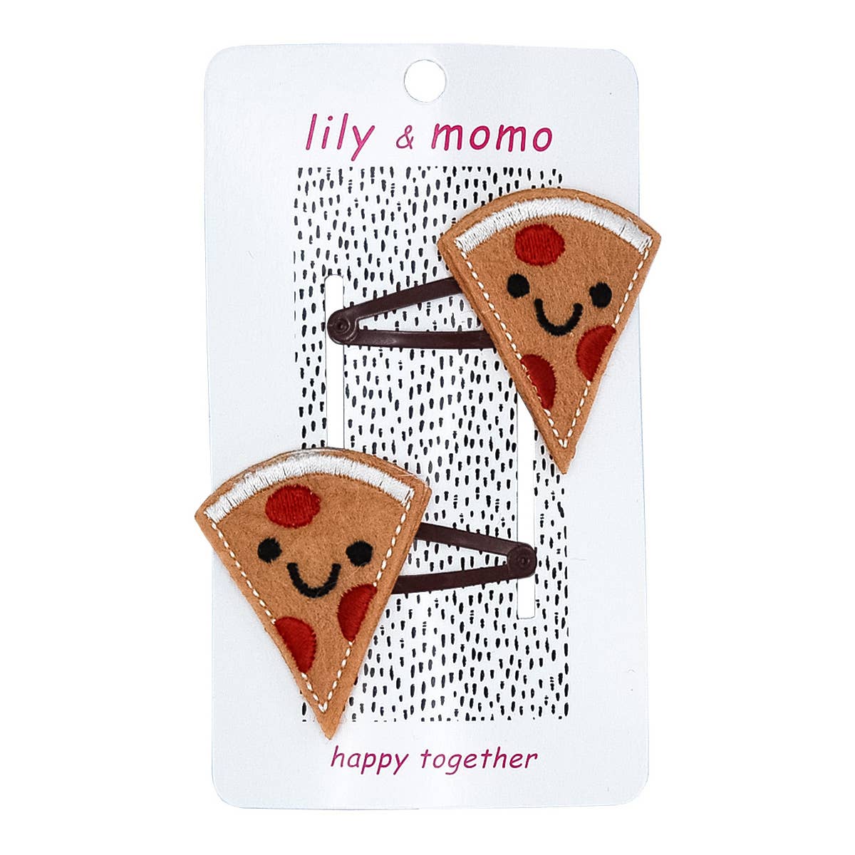 Lily and Momo - Pizza Party Hair Clips