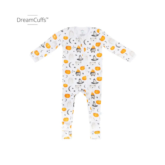 Dreamland Baby - Baby Bamboo Pajamas w/ DreamCuffs™ - Halloween