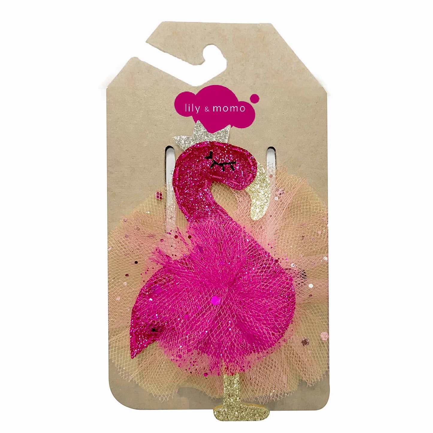 Lily and Momo - Fancy Flamingo Hair Clip