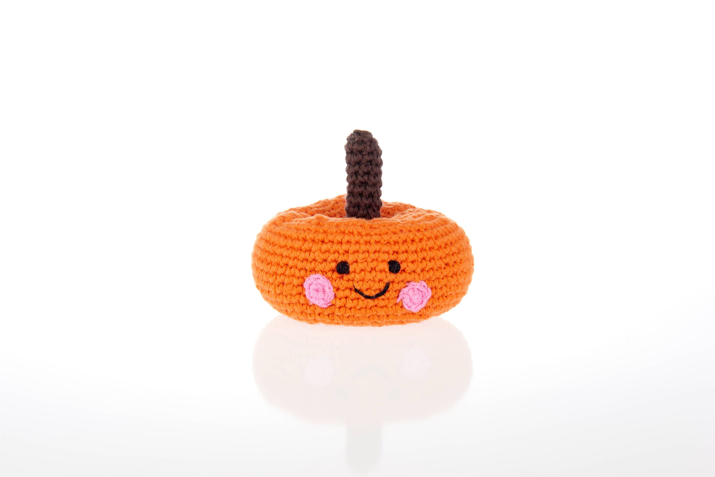 Pebble - Friendly Plush Pumpkin Rattle