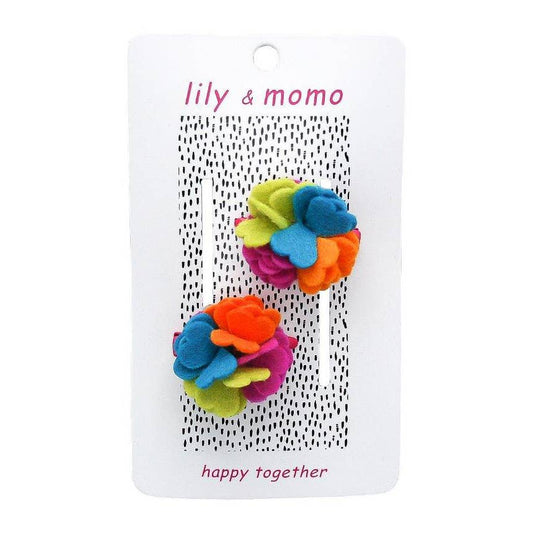 Lily and Momo - Alyssa Flower Hair Clips