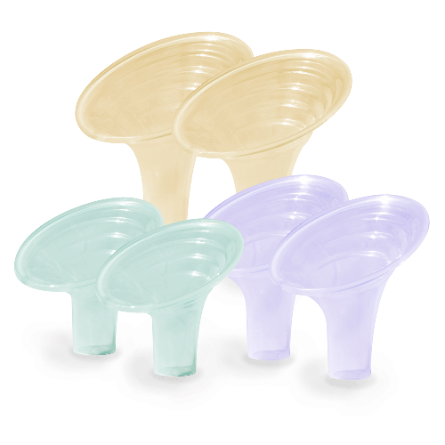 Pumpin' Pal Angled Breast Pump Flanges Large Set