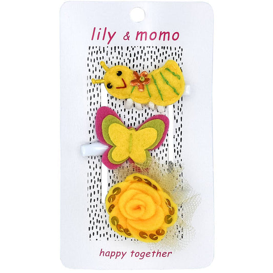 Lily and Momo - Springtime Ant Friends Hair Clips