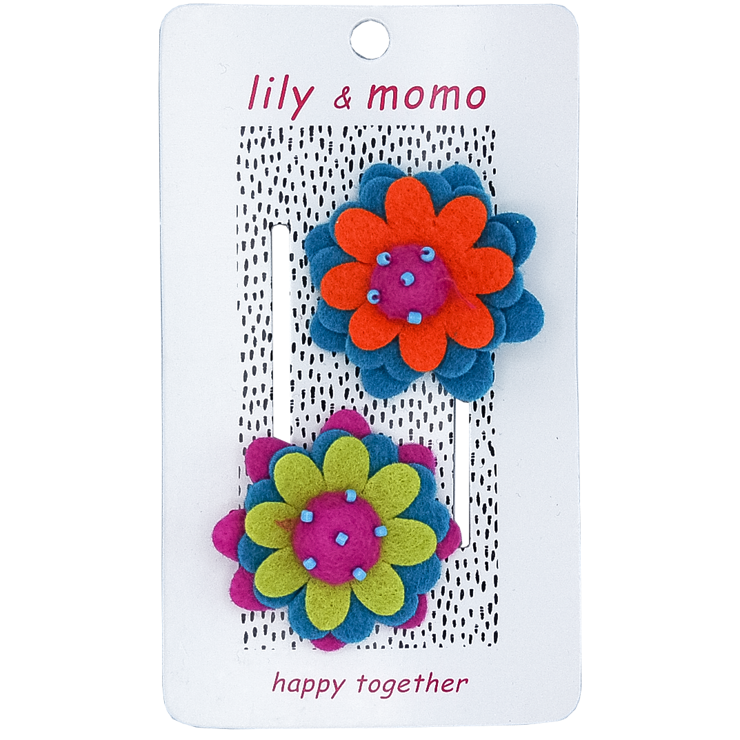 Lily and Momo - Anna Flower Hair Clips