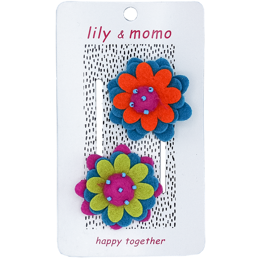 Lily and Momo - Anna Flower Hair Clips