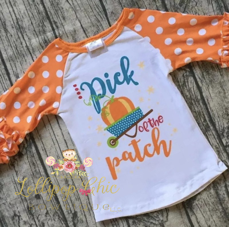 Lollipop Chic Bowtique LLC - Pumpkin Patch Shirt
