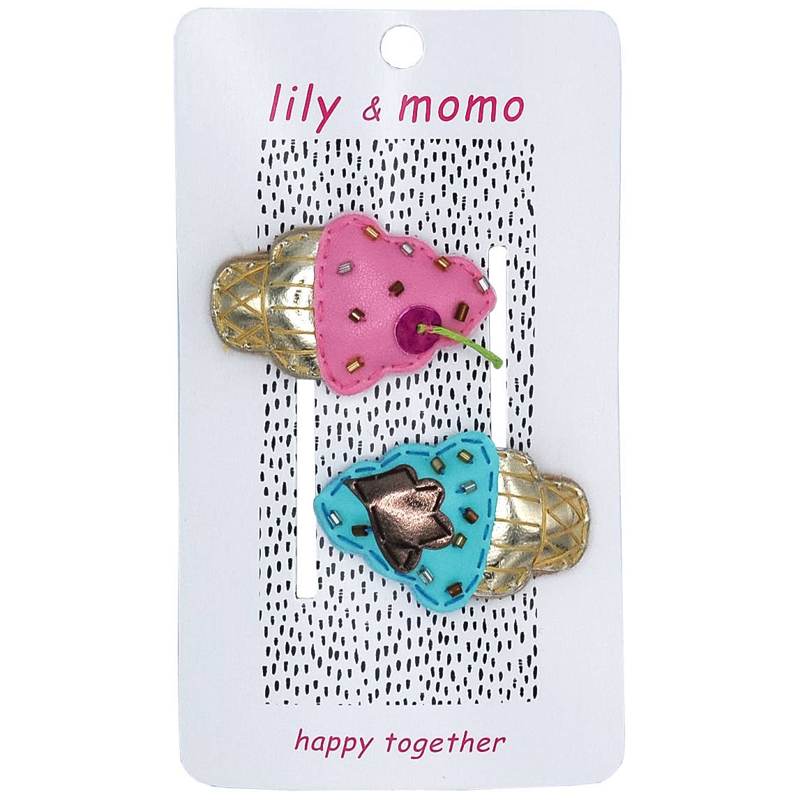 Lily and Momo - Carnival Ice Cream Hair Clips