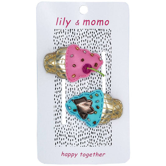 Lily and Momo - Carnival Ice Cream Hair Clips